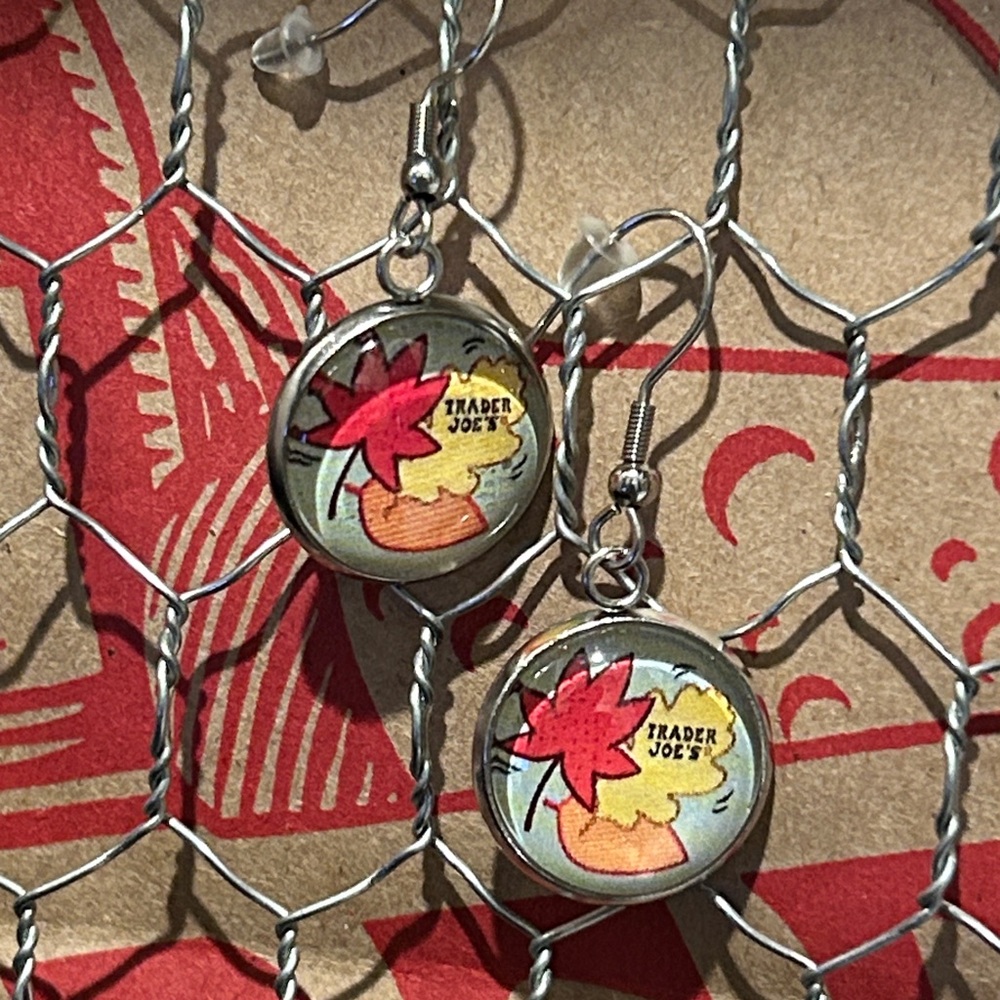 Trader Joe’s earrings 16mm leaves